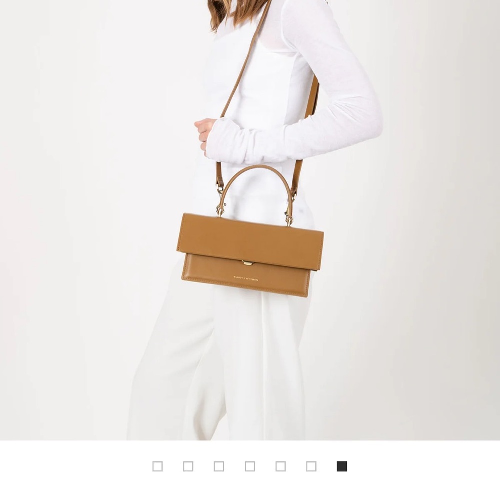 Tammy & Benjamin Brown Leather Satchel - Picture 2 of 6